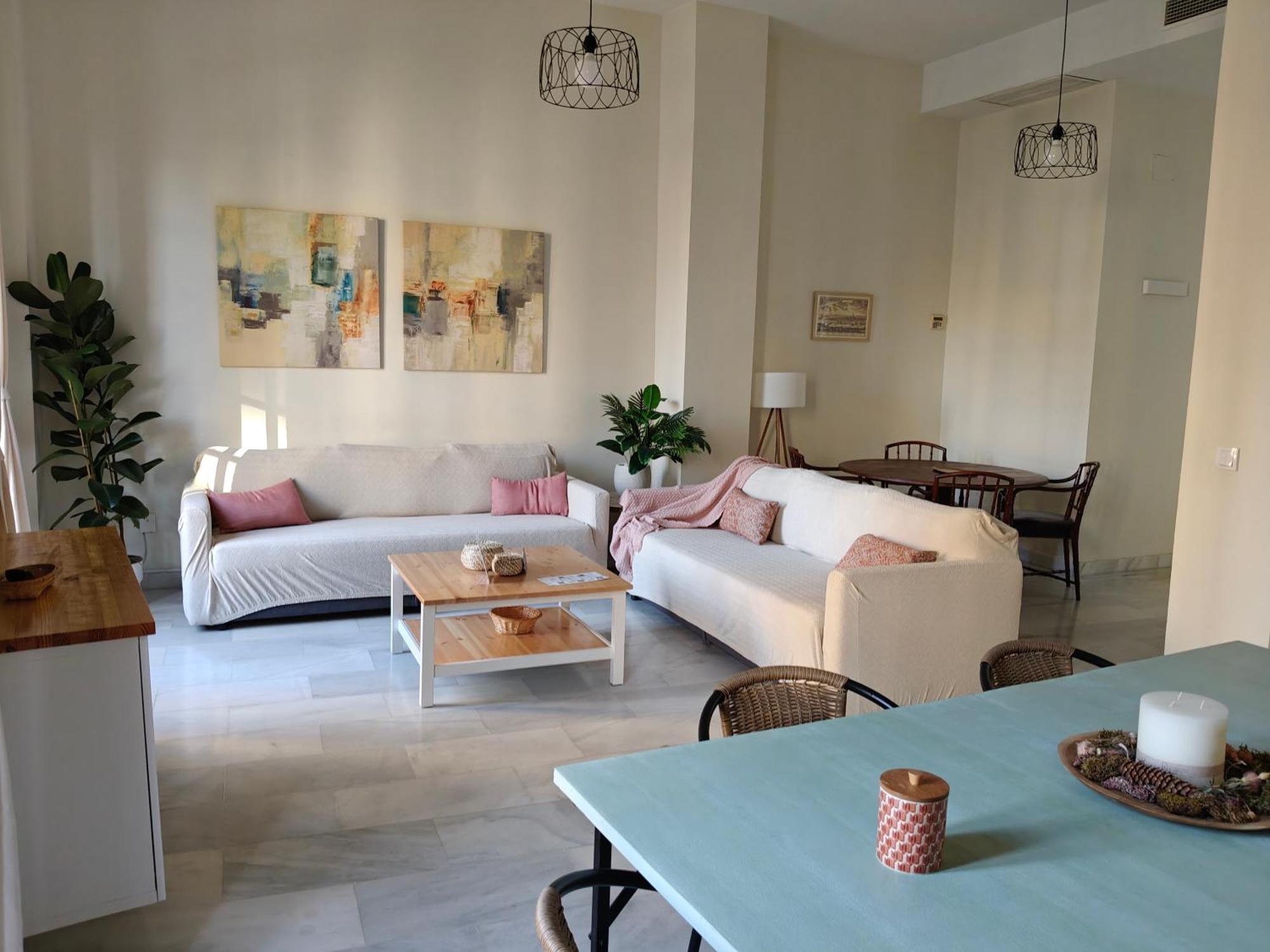Charming Bright Apartment With Balconies On Cuesta Del Rosario Sevilla Exteriör bild