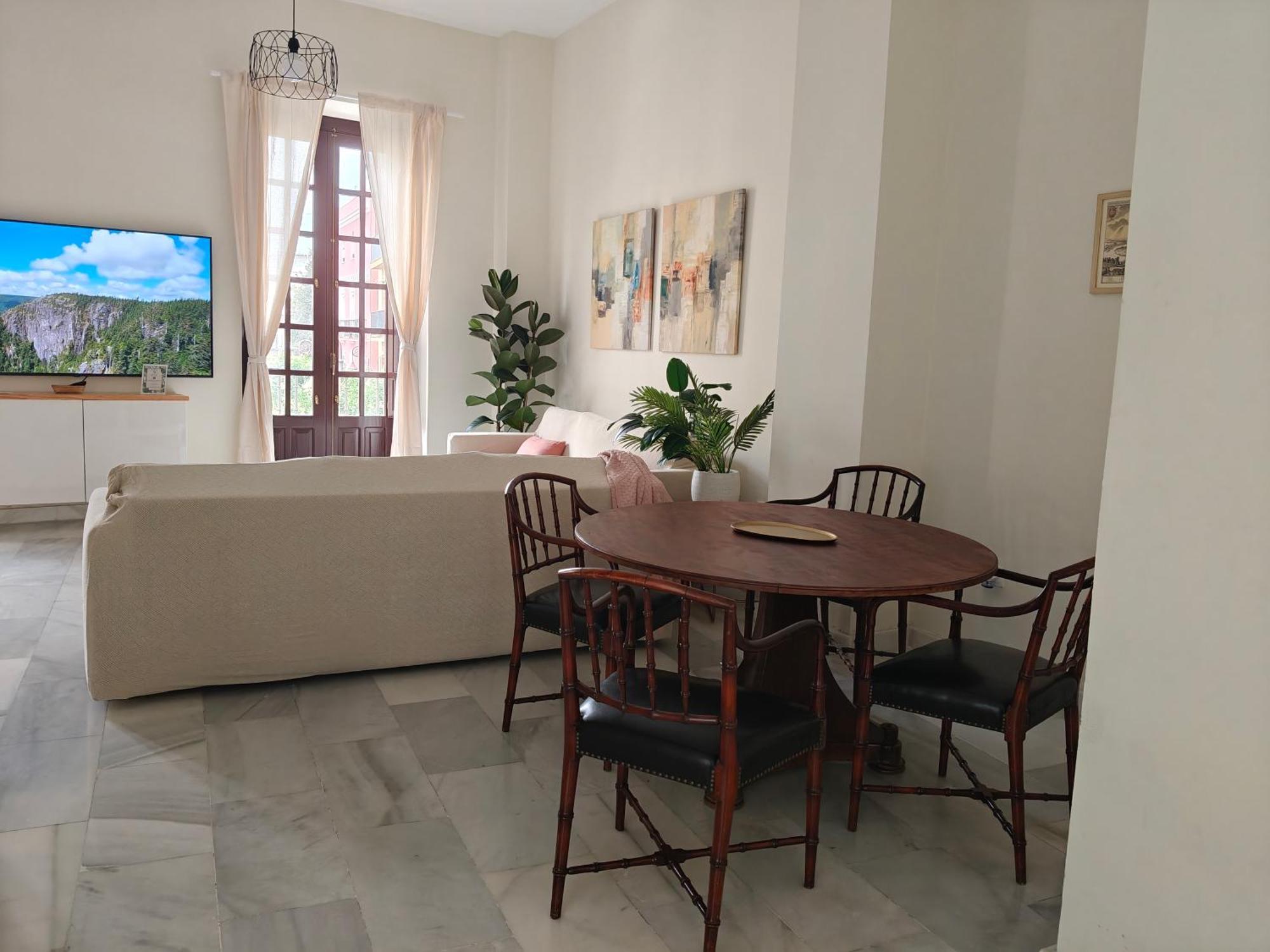 Charming Bright Apartment With Balconies On Cuesta Del Rosario Sevilla Exteriör bild